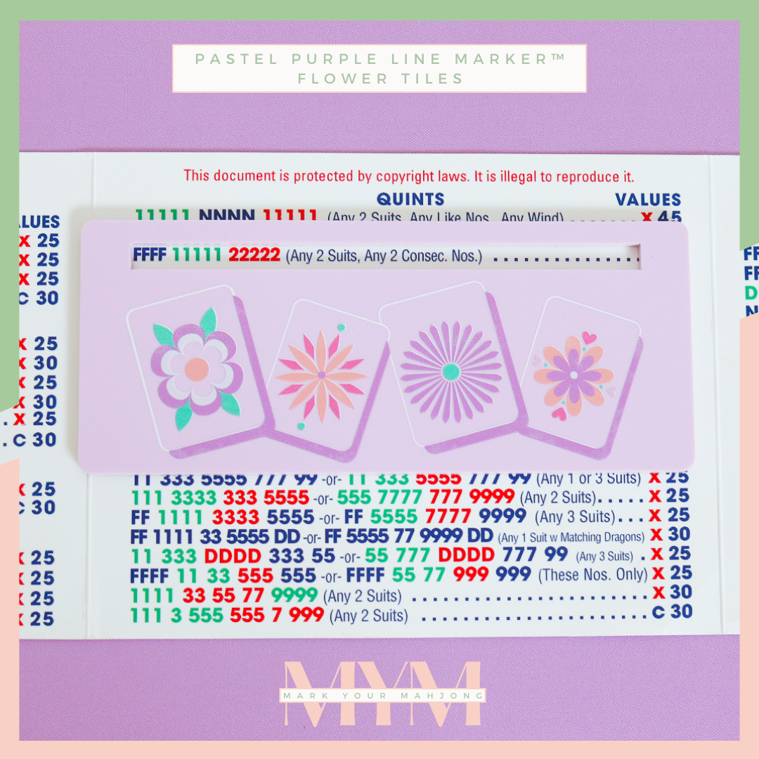 Mix-n-Match 2-Pack Mahjong Card Line Marker™