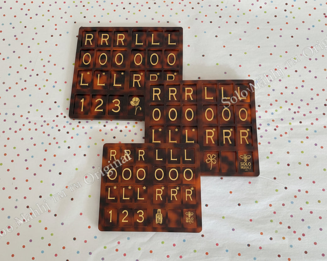 SoloMahj Poppy Board – Tortoise Special Edition (Large Tiles)