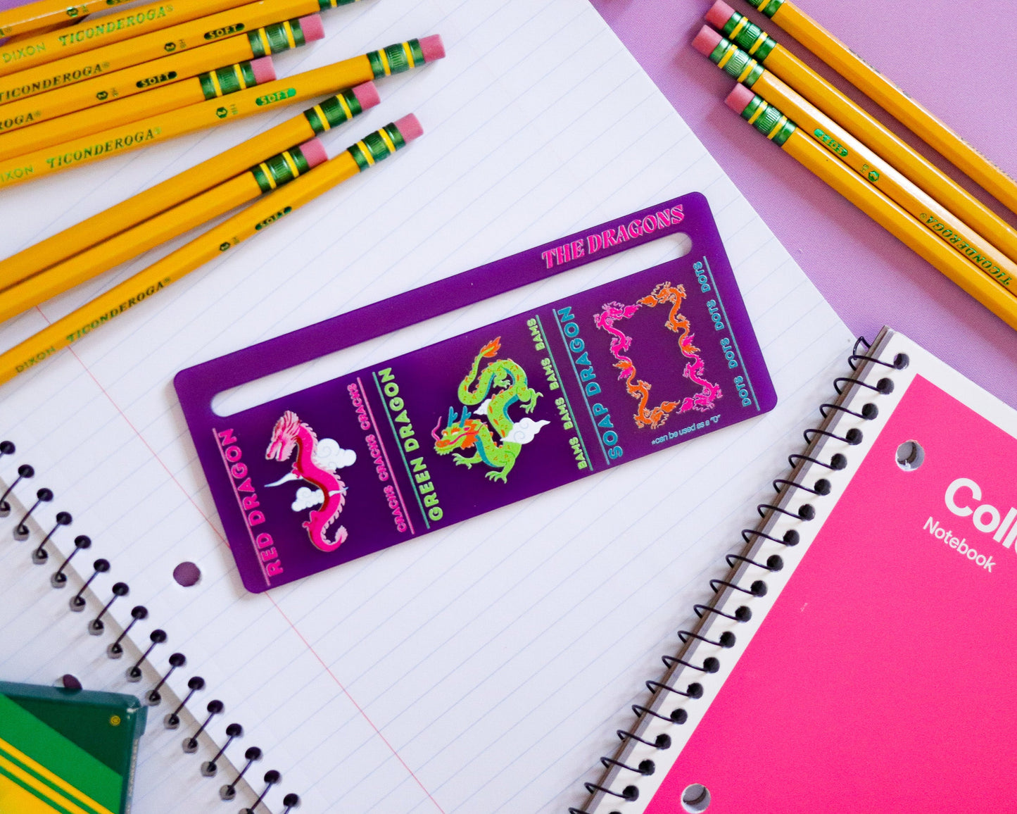 MYM x OK Let's Mahjong Rules & Reminders Line Marker™ Collection: The Dragons