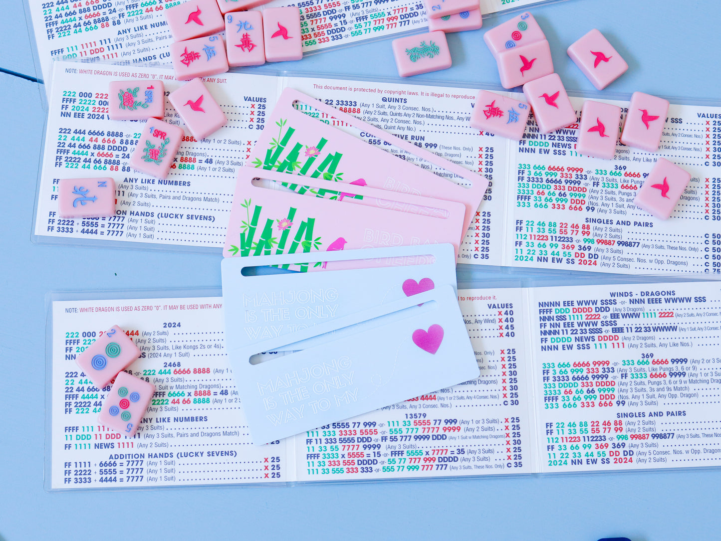 Mix-n-Match 4-Pack Mahjong Card Line Markers