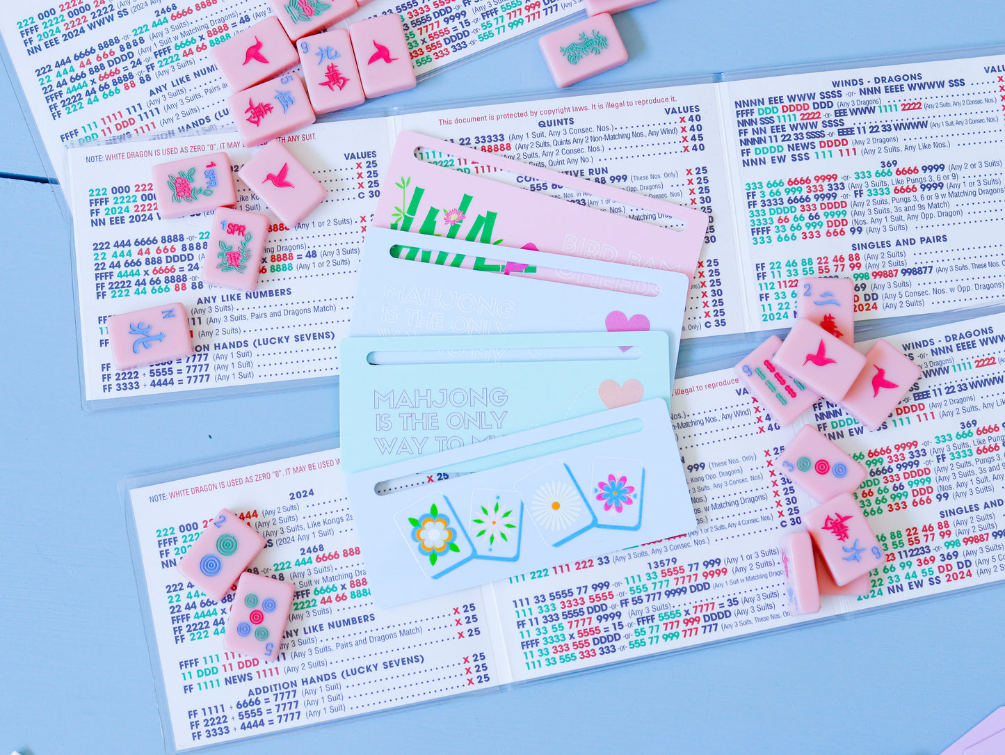 Mix-n-Match 4-Pack Mahjong Card Line Markers