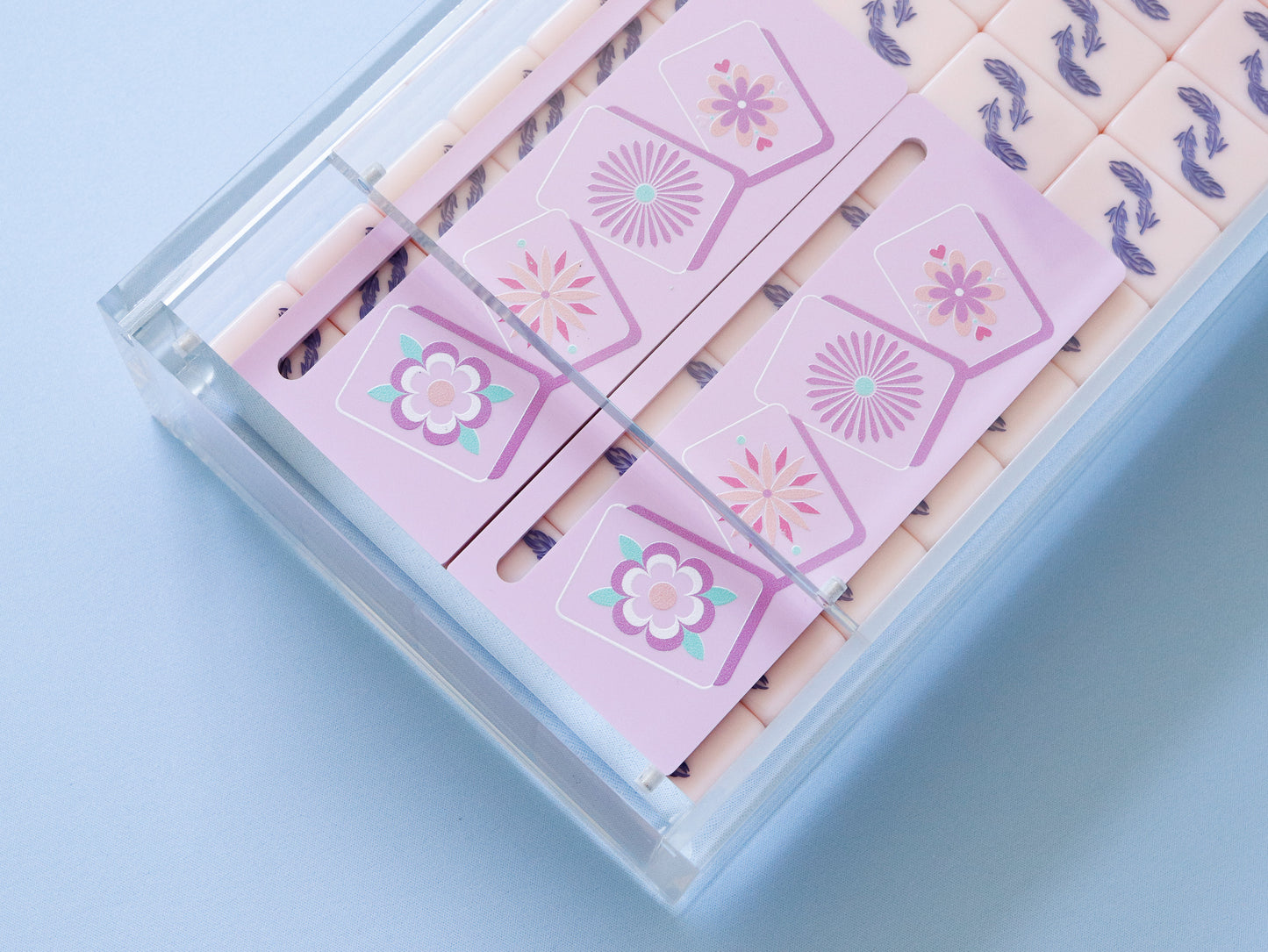 Lucite Tile Display Box with Magnetic Closures