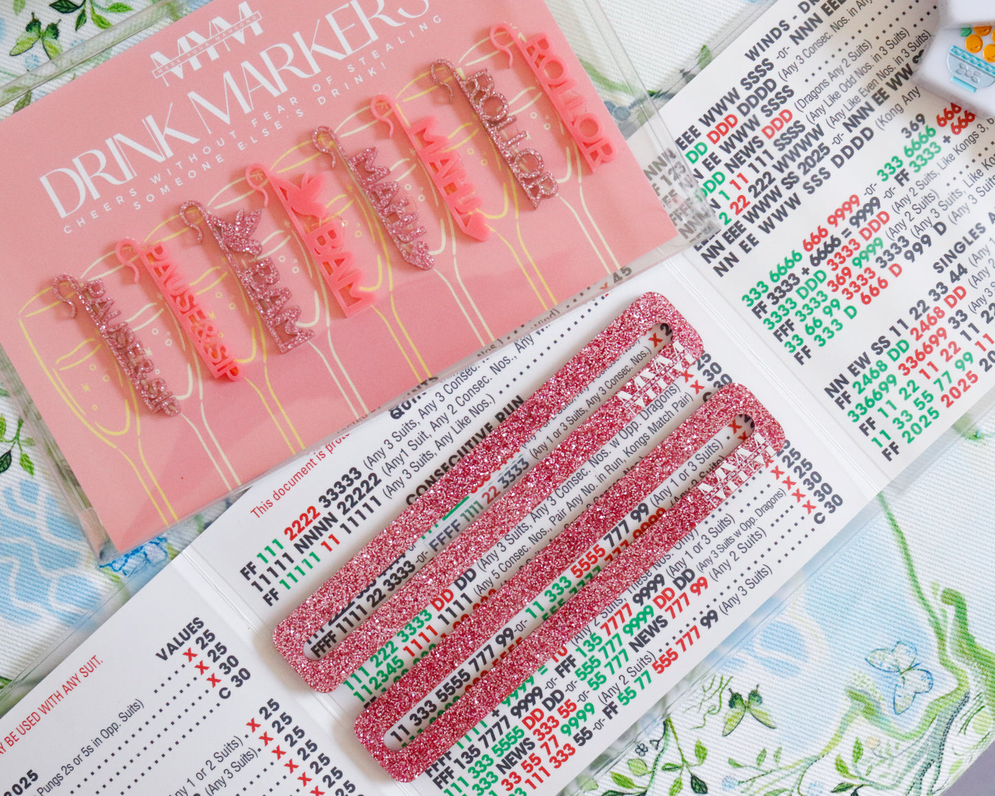 Mark Your Mahjong Drink Markers
