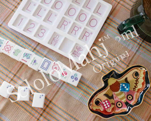 SoloMahj Weekender Board – Travel Solitaire Mahjong for Small Tiles