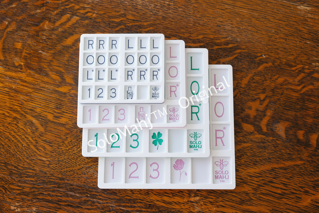 SoloMahj Weekender Board – Travel Solitaire Mahjong for Small Tiles