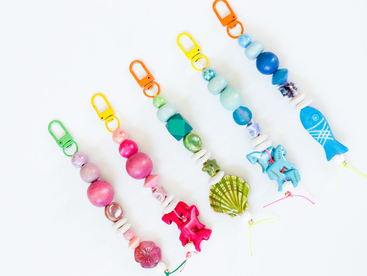 Mahjong Bag Beaded Charm Collection