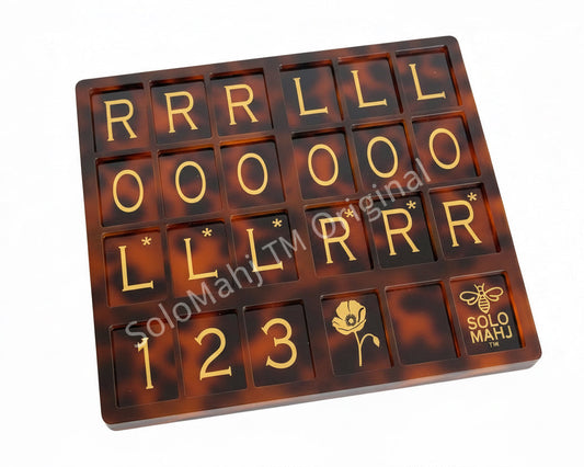 SoloMahj Poppy Board – Tortoise Special Edition (Large Tiles)