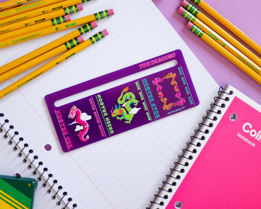 MYM x OK Let's Mahjong Rules & Reminders Line Marker™ Collection: The Dragons