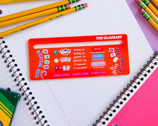 MYM x OK Let's Mahjong Rules & Reminders Line Marker: The Glossary