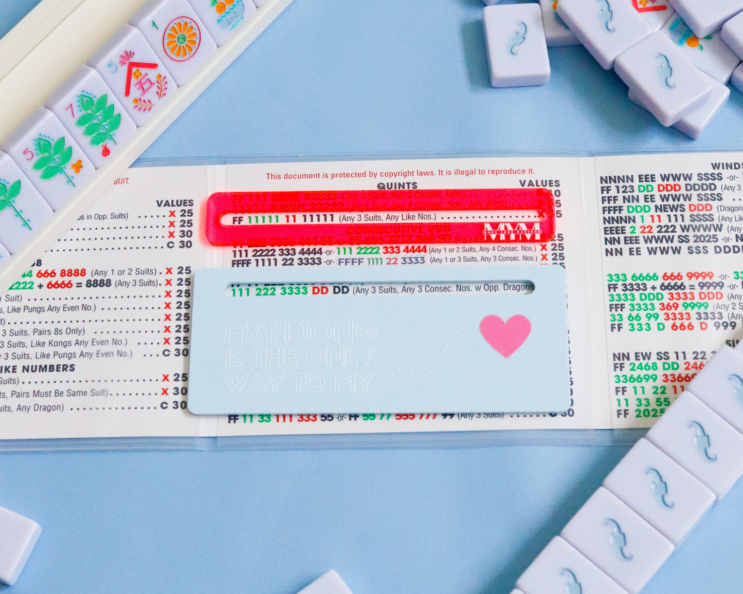 Mix-n-Match 2-Pack Mahjong Card Line Marker™