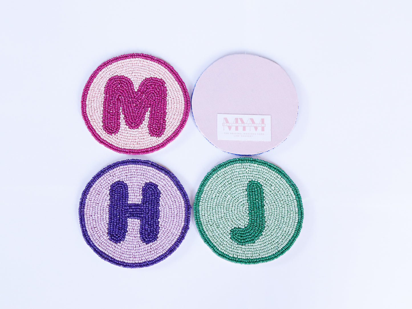 Hand-Beaded MAHJ Coasters *COMING SOON