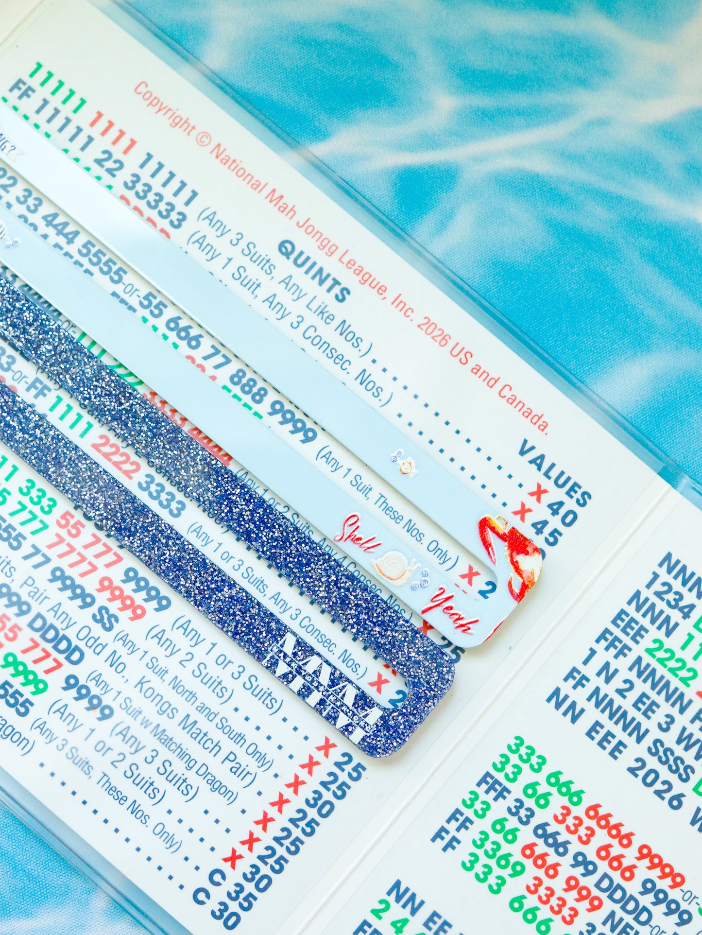 Mini Line Marker™ Bundle- Shell Yeah + Ocean Blue Glitter