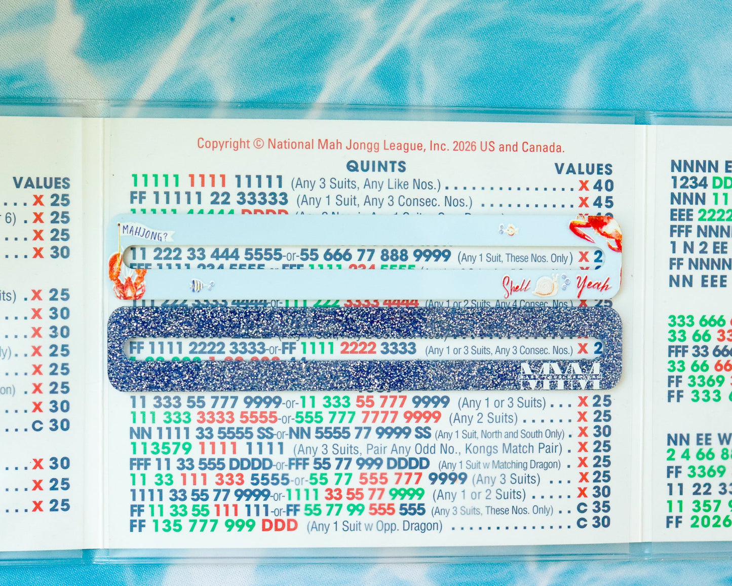 Mini Line Marker™ Bundle- Shell Yeah + Ocean Blue Glitter