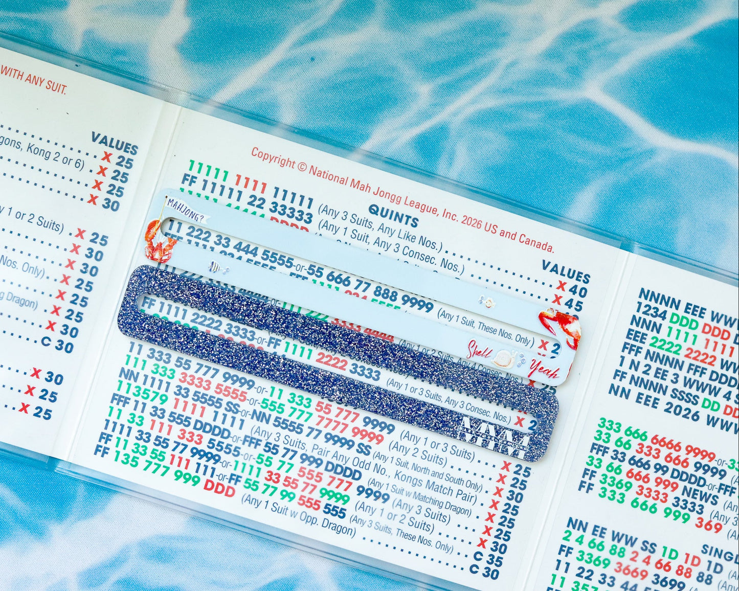 Mini Line Marker™ Bundle- Shell Yeah + Ocean Blue Glitter