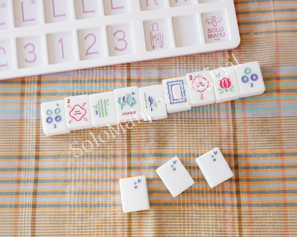 SoloMahj Weekender Board – Travel Solitaire Mahjong for Small Tiles