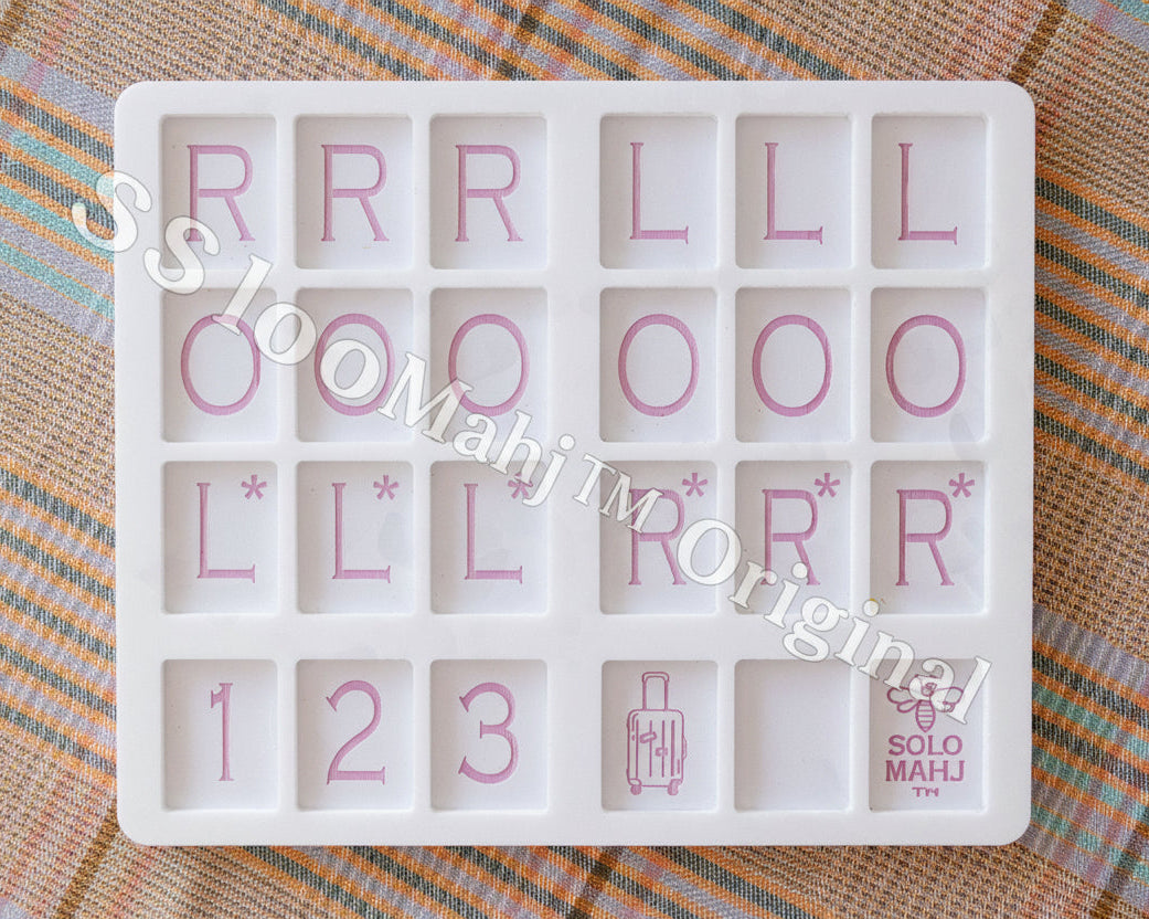 SoloMahj Weekender Board – Travel Solitaire Mahjong for Small Tiles